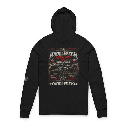 Huddleston Hauling Graphic Hooded Long Sleeve Tee