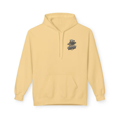 Cocky Diesel Graphic Hoodie — Retro Truck Streetwear with “Good I Won’t Care” Slogan