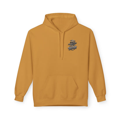 Cocky Diesel Graphic Hoodie — Retro Truck Streetwear with “Good I Won’t Care” Slogan