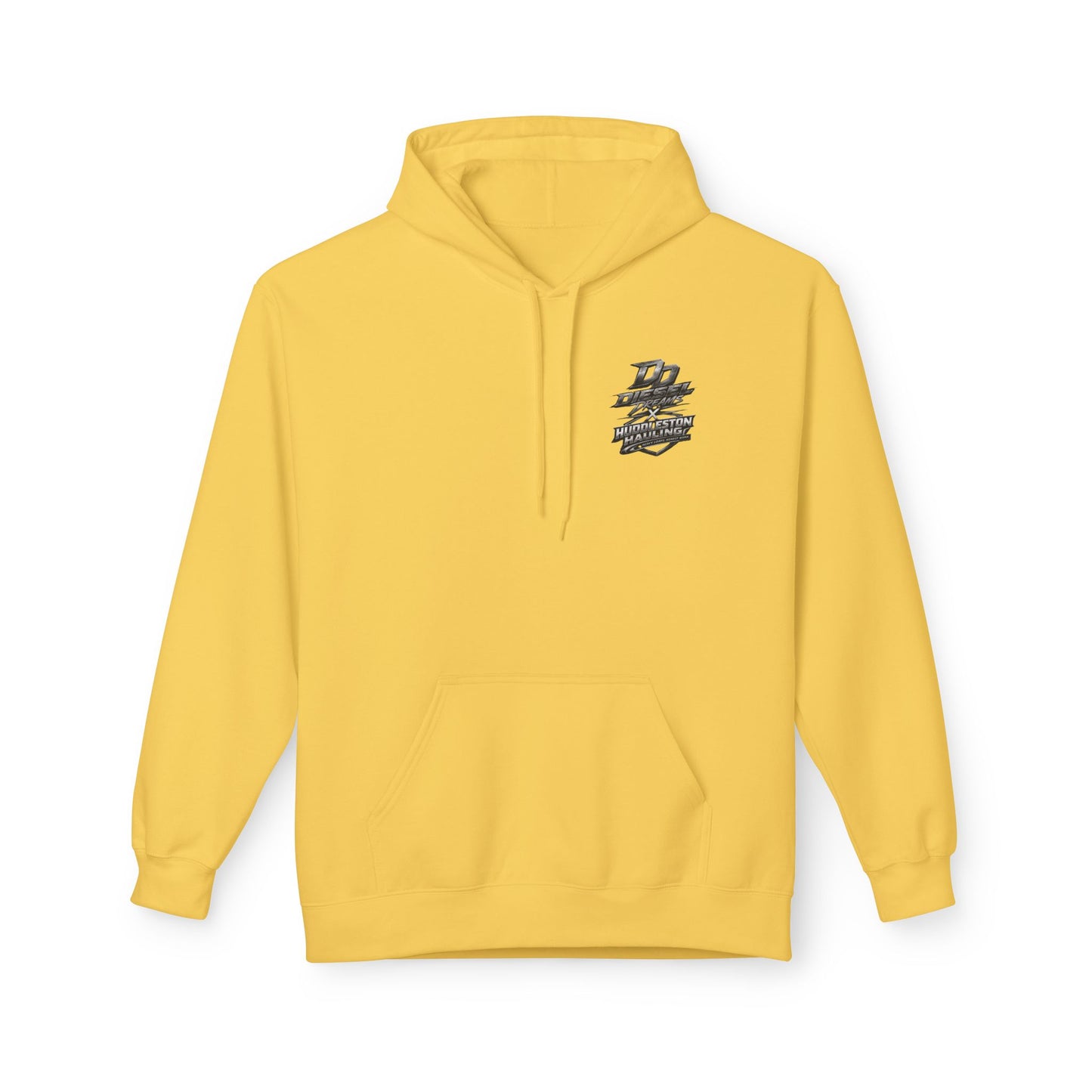 Cocky Diesel Graphic Hoodie — Retro Truck Streetwear with “Good I Won’t Care” Slogan